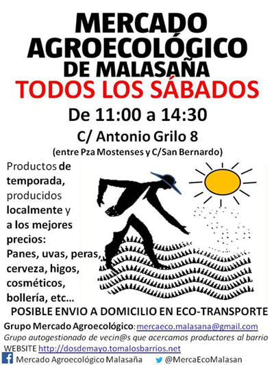 mercado agroecologico de malasana en madrid