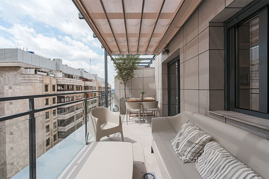 Ático con terraza amueblada en alquiler en Madrid Ático con terraza amueblada en alquiler en Madrid
